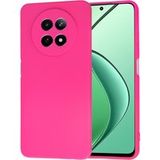 Techsuit Hoesje geschikt voor Realme 12x - Soft Flex Silicone Back Cover - Hot Pink