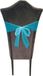 PartyDeco Tule stof op rol - 5x - turquoise - 15cm x 9meter - Organza/mesh decoratie stoffen