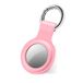 SBS TEAIRTAGCASEP Hoesje voor AirTag Roze Silicone met Sleutelring