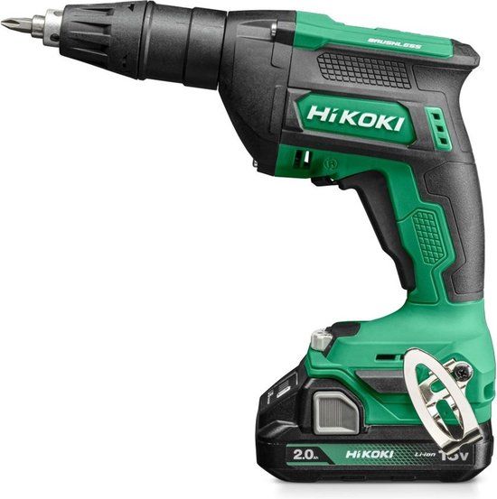 HiKOKI W18DAWAZ Accu Schroefmachine 18V - 1/4 - Brushless - 0-5000Tr - MV - 2X18V 2,0Ah In HSC III