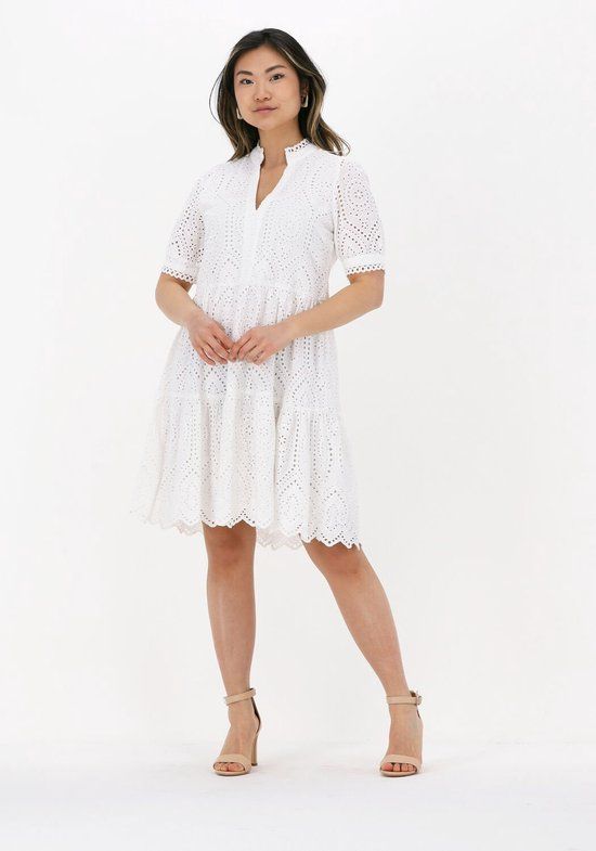 Y.A.S Yasholi Ss Maxi Dress - White - Women's M