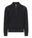 Brax Modern Fit Half-Zip Sweater donkerblauw, Effen