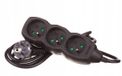 Duwi - Verlengsnoer - 3 Stopcontacten - 1,5m - Grafietkleur