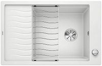 BLANCO ELON XL 6 S-F | [77 x 49 x 20,2 cm] | voor 60 cm brede onderkasten | Inbouwtype: vlak vlak | Schoonmaakvriendelijk oppervlak | omkeerbaar