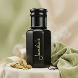 Merkloos / Sans marque Jamila's Pistachio Musk Parfum olie - Romig & Zoet - 10ML - Unisex - Arabische Parfum - Pistache parfum olie - Musk parfum dames - Zoete musk olie
