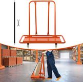 Merkloos Steekwagen Hand Truck Draagvermogen 1000 KG Compacte Trolley Elastiek met Haak Duurzame Materialen Lichtgewicht Ontwerp Eenvoudig op Te Bergen Geschikt voor Verhuizing