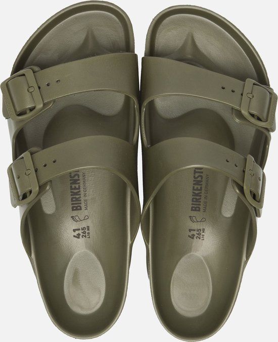 Birkenstock Arizona EVA Khaki Reg Heren Slippers - Khaki - Maat 46