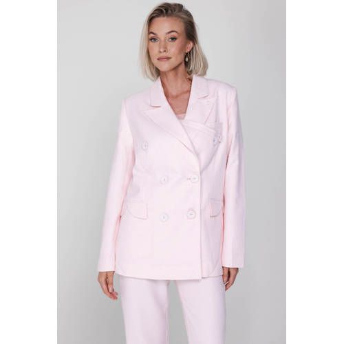Accentil Accentil regular blazer lichtroze