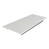 thermohauser Taartplaat (roestvrij staal), rechthoekig, 39,5 x 16,0 x 3,0 cm, gepolijst, met plint