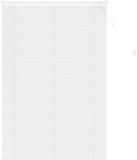 vidaXL Venetiaanse jaloezie Wit 150 x 100 cm 25 mm PVC