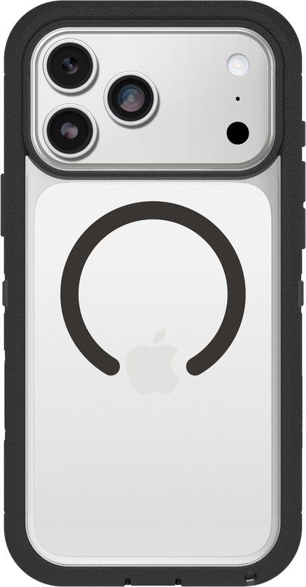 OtterBox Defender Pro XT Clear Camera Control mobiele telefoon behuizingen 17,5 cm (6.9") Hoes Zwart, Transparant