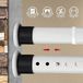 Merkloos / Sans marque Holland Connections Douchegordijnstang 70-110cm Telescopische Stang Roestvrij Staal Mat Beige