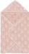 Jollein x Nijntje - Badcape Badstof 75x75cm - Baby Handdoek met Badcape, Omslagdoek, Badponcho Miffy Jacquard - Wild Rose