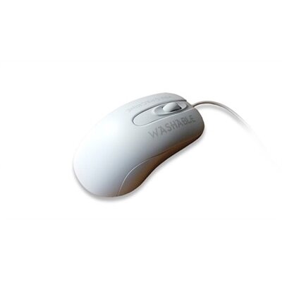 Man and Machine Man & Machine C Mouse - Muis - rechts- en linkshandig - optisch - 2 knoppen - met bekabeling - USB - wit