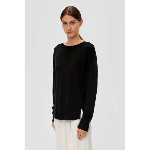 s.Oliver BLACK LABEL Fine Knit Sweater Black