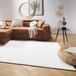Mint rugs Effen vloerkleed Supersoft - crème 80x150 cm