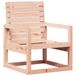 VidaXL Tuinstoel Gecapitonneerde Zitting Hout 57,5x63x76 cm