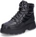 Tamaris - Dames - Veterboots - Zwart - Maat 41