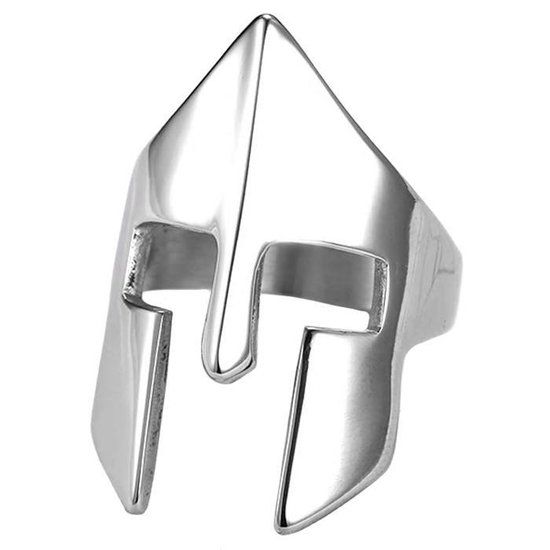 LGT JWLS Herenring edelstaal Spartan Mask-21.5mm