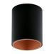 EGLO Polasso Plafondlamp Zwart/Koper LED 3000K Warm Wit 340lm IP20