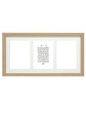Deknudt Frames S66KB3 fotolijst voor 3 foto's, verticaal, natuur, 13 x 18 cm