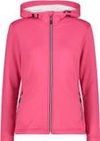 CMP Dames Fleece met Capuchon Roos/Fuxia XXXL Polyester Rits Herfst/Winter 2025