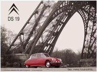 i&s collector Citroën DS19 Metalen Bord 30 x 40 cm
