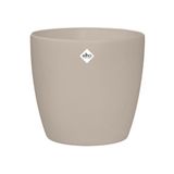 Elho Brussels Round Wheels 35cm Bloempot - Paddenstoel Beige