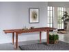 OXFORD Table à manger extensible 200x100 Acacia laqué Nougat