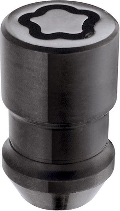 McGard Slotmoerenset M12x1.50 Zwart - Konisch - Lengte 37.0mm (19mm kop)