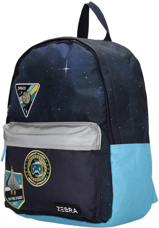 Zebra Trends Mex Rugzak Kinderen - Schooltas voor laptop tot 13,3 inch - Kinderrugzak van Nylon en Polyester - Blauw