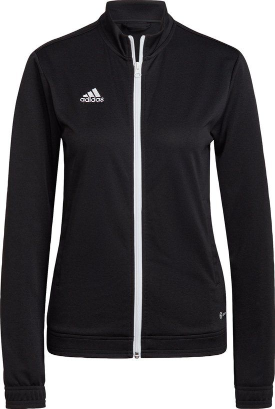 adidas Performance Entrada 22 Trainingsjack Dames Zwart L - Voetbal Jas - 2024