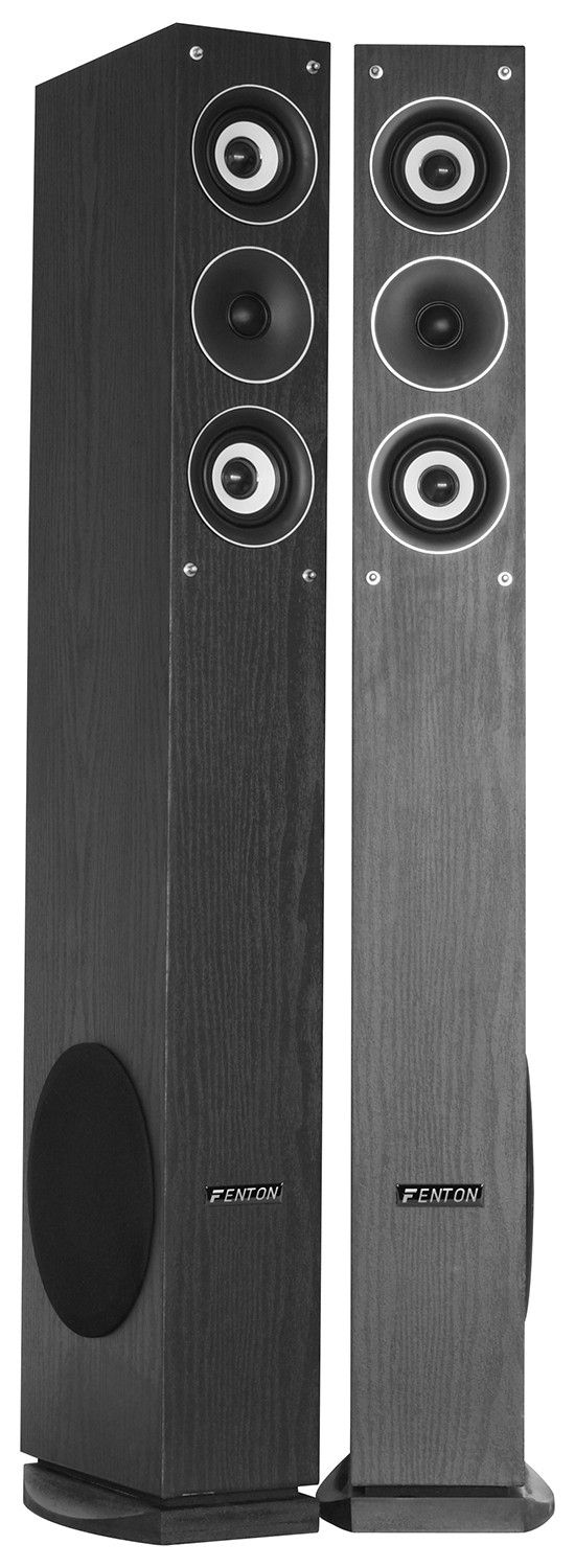 Fenton SHFT52B - 3-weg HiFi Luidsprekerset - 500W - Grijs