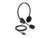 DeLOCK 27178 Hoofdband Kantoor/callcenter USB Type-A Zwart