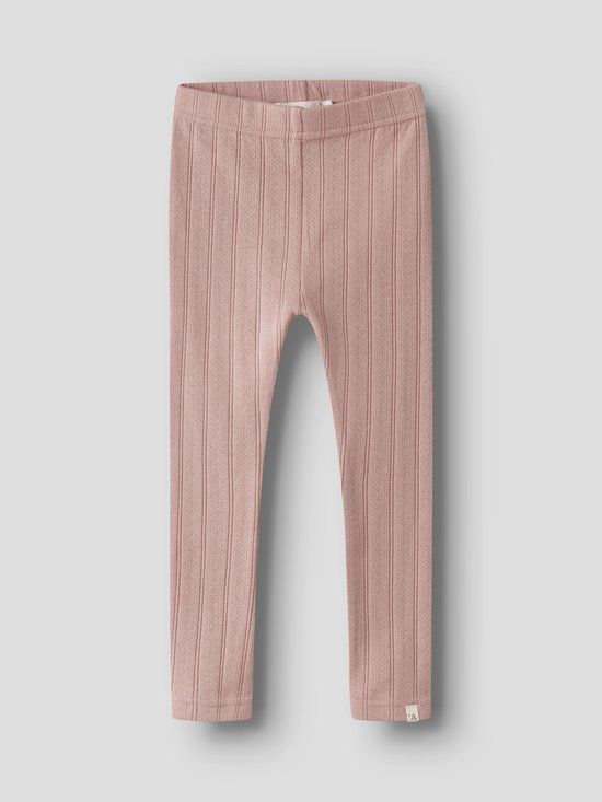 LIL' ATELIER NAME IT - NMFFALINA SLIM LEGGINGS LIL - Meisjes - Leggings - Misty Rose - Maat 122