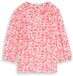 Tom Tailor Blouse van viscose - Maat 40 - coral pink ginkgo minimal