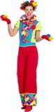 Wilbers&Wilbers Clownskostuum Retro Dames Twirly - Maat 44