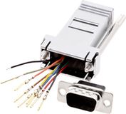 encitech DA09-PMJ8-M-K-RC adaptateur D-sub fiche D-sub 9 broches - prise RJ45 8p8c 1 pièce