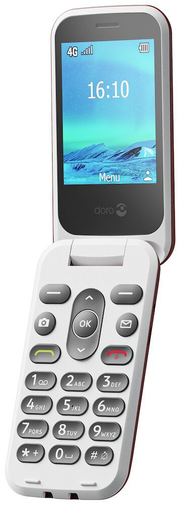 Doro 2820 - 4G Klaptelefoon - Rood