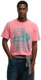 Superdry Roadside Trade Loose T-shirt Heren Roze XXL