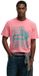 Superdry Roadside Trade Loose T-shirt Heren Roze XXL