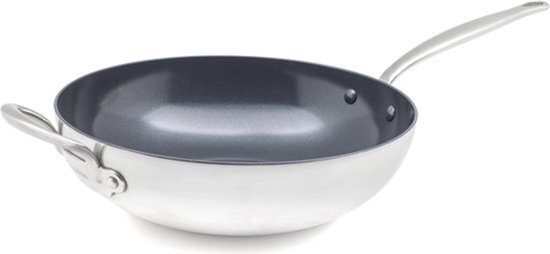 Greenpan barcelona infinity 3-ply wok 30cm