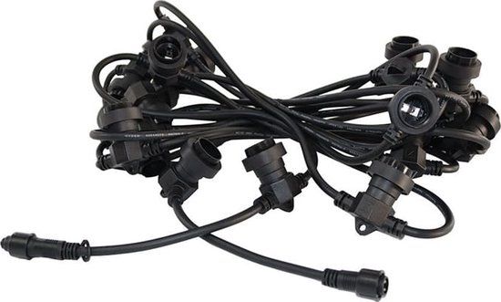 Tronix Prikkabel 10 meter met 10x E27 fitting IP65