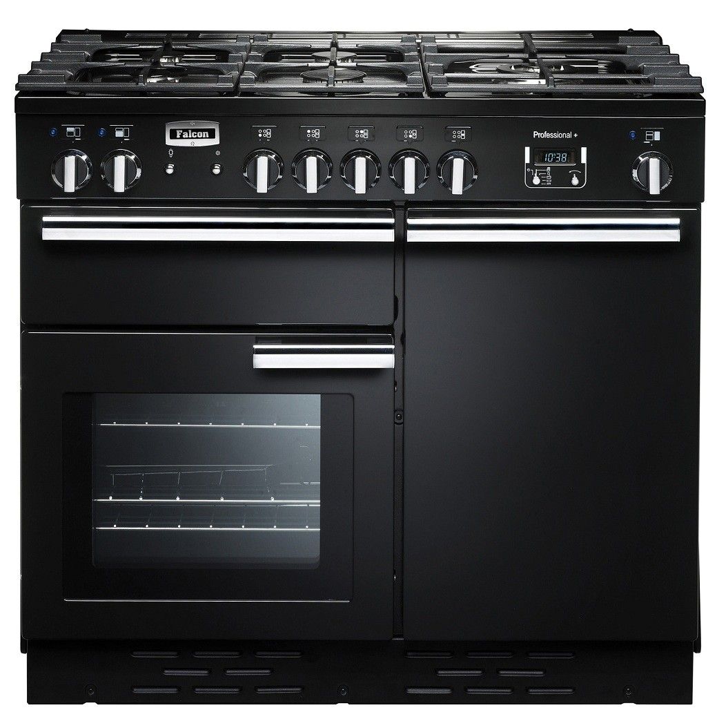 Falcon PROP100DFGBCEU - Fornuis - 100 cm - Zwart