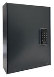 Arregui Keypro PLPRO44 Sleutelkast met 44 haken, elektronisch slot met toetsenbord, veiligheidsbox van staal voor 44 sleutels, eenvoudige wandmontage, 40 x 30 x 10 cm, antracietgrijs