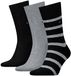 Tommy Hilfiger Herensokken Giftbox bootsock 3-Pack Zwart