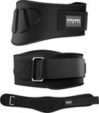 Breaking Limits Lifting Belt – Powerliftriem/Gewichthefriem – Fitness Riem – Weightlifting & Deadlift Belt – Maat (XS) - Zwart
