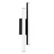 EGLO Serricella Lampe murale Extérieur - LED - 49,5 cm - Noir|Blanc