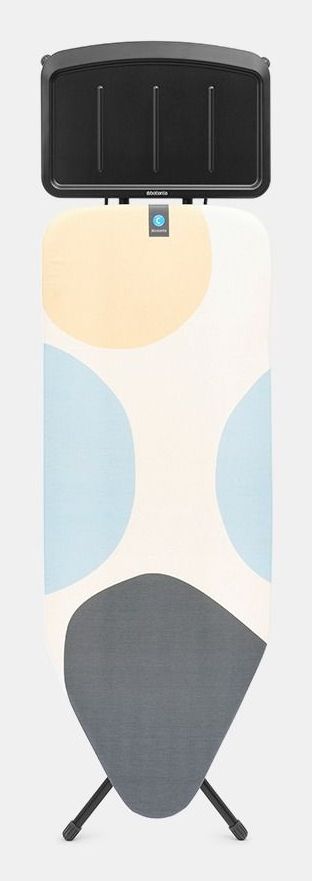 Brabantia Strijkplank C met Stoomunithouder - 124 x 45 cm - Spring Bubbles