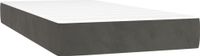 Matelas à ressorts ensachés pour enfants medium 80x160 cm velours gris foncé